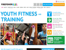Tablet Screenshot of firepowerkids.com
